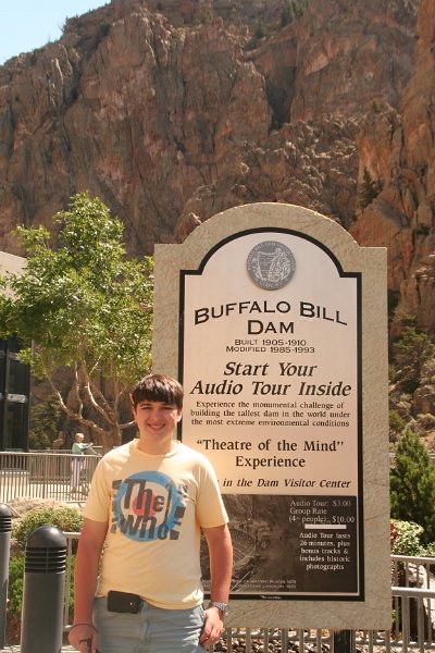 Trip (172).JPG - Kris at the Buffalo Bill Dam